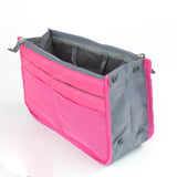 Travel Handbag Organizer Insert - Large Nylon Storage Bag