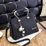 Vintage Luxury Multi-Pocket Leather shoulder Bag for Women