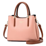 Vintage Luxury Multi-Pocket Leather shoulder Bag for Women