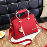 Vintage Luxury Multi-Pocket Leather shoulder Bag for Women