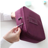 Waterproof Outdoor Girl Cosmetic Bag for Makeup & Toiletries