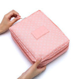 Waterproof Outdoor Girl Cosmetic Bag for Makeup & Toiletries