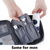 Waterproof Outdoor Girl Makeup Bag for Women - Travel Toiletries Organizer