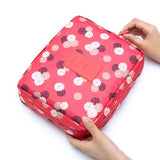 Waterproof Outdoor Girl Makeup Bag for Women - Travel Toiletries Organizer