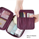 Waterproof Outdoor Girl Makeup Bag for Women - Travel Toiletries Organizer