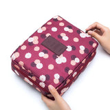 Waterproof Outdoor Girl Makeup Bag for Women - Travel Toiletries Organizer