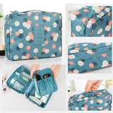 Waterproof Outdoor Girl Makeup Bag for Women - Travel Toiletries Organizer