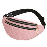 Waterproof Plaid Waist Bag for Women & Men - Stylish Travel Chest Handbag