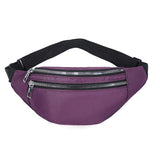 Waterproof Plaid Waist Bag for Women & Men - Stylish Travel Chest Handbag