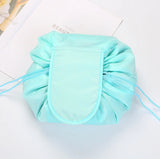 Women's Drawstring Cosmetic Bag - Travel Makeup Organizer