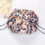 Women's Drawstring Cosmetic Bag - Travel Makeup Organizer