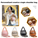 Women's Sports shoulder Bag - Basketball & Football Themes